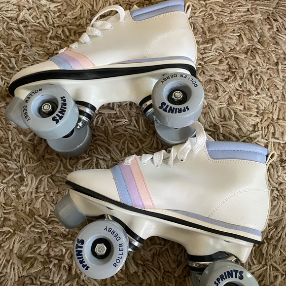 Vintage 80s Sprints Roller Derby Roller skates size 4 - Picture 3 of 6